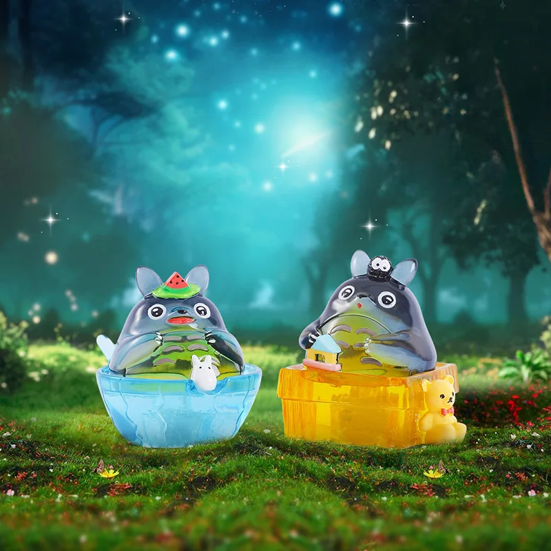 2025 New Hayao Miyazaki Anime Fairy Tale Valley Forest Firefly Version Blind Box Figurine Peripheral Accessories Gift