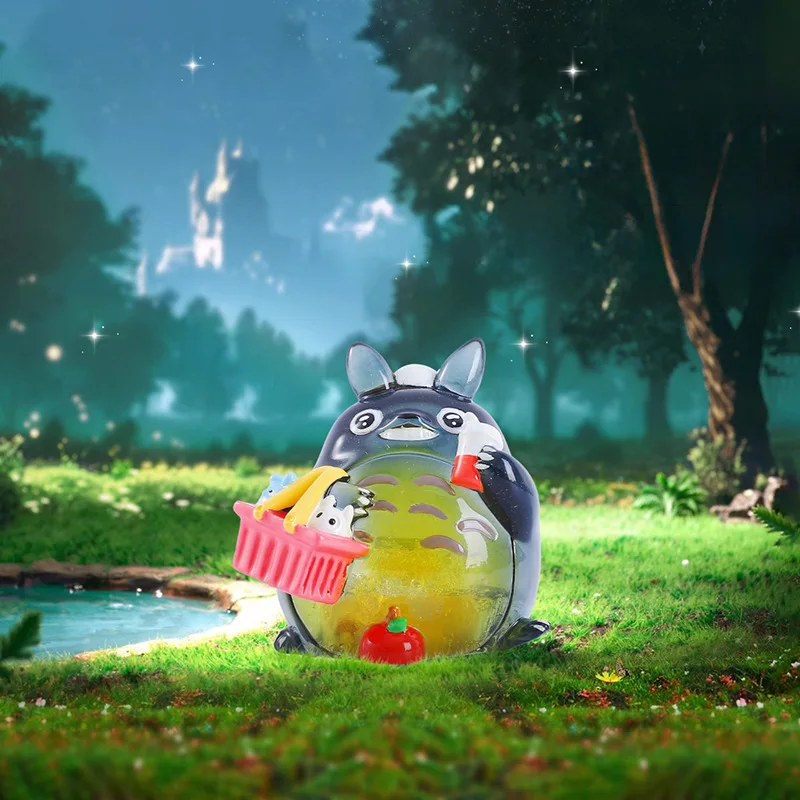 2025 New Hayao Miyazaki Anime Fairy Tale Valley Forest Firefly Version Blind Box Figurine Peripheral Accessories Gift