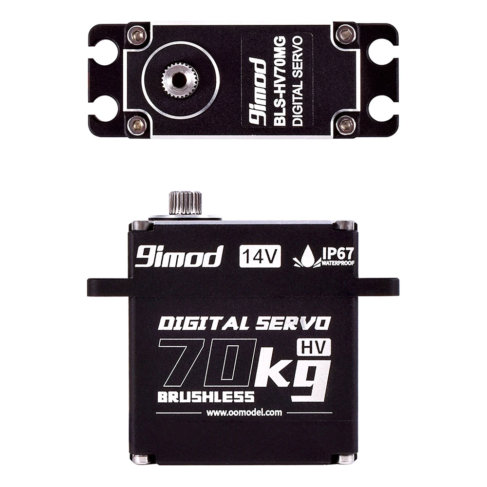 9imod Brushless Servo 70KG 60KG 50KG Waterproof RC Servo 
Motors Metal Gear 14V For 1/8 1/10 RC Crawler Car Robot Traxxas Scx10