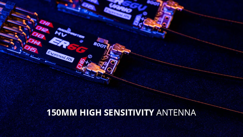 Radiomaster PWM Mini Receiver ER4 ER6 ER6G ER6GV ER8 ER8G ER8GV 4-8CH CRSF ExpressLRS 2.4GHz 100mw for RC Aircraft Boat Car