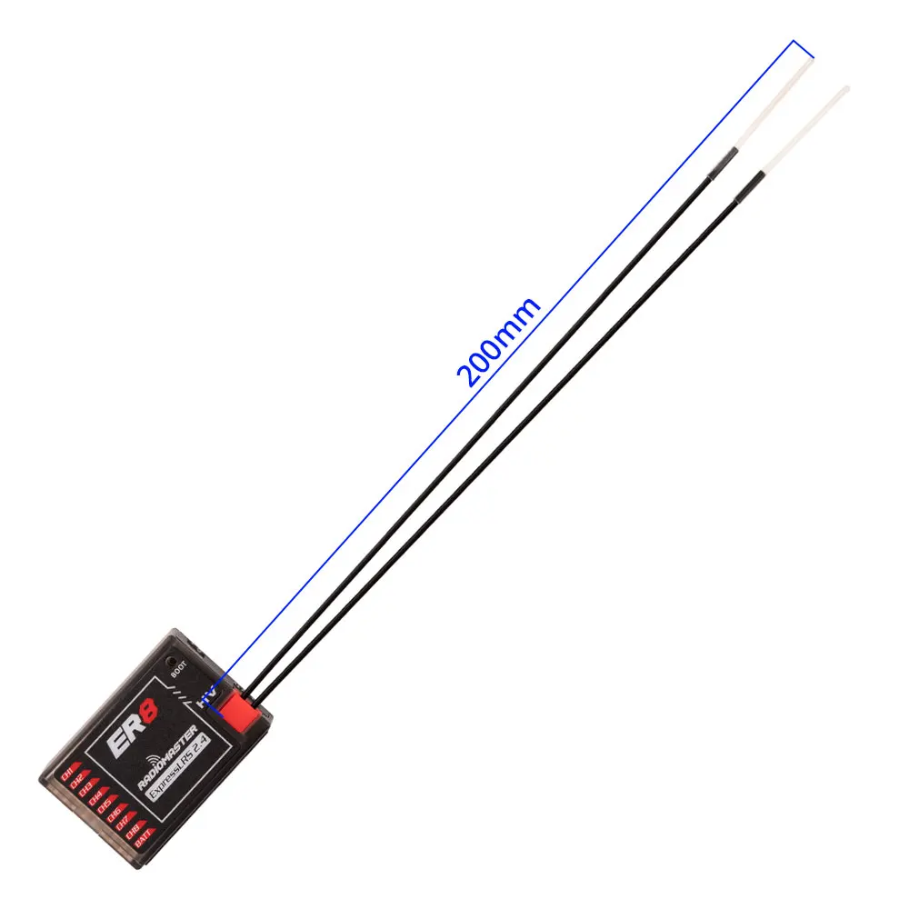 Radiomaster PWM Mini Receiver ER4 ER6 ER6G ER6GV ER8 ER8G ER8GV 4-8CH CRSF ExpressLRS 2.4GHz 100mw for RC Aircraft Boat Car