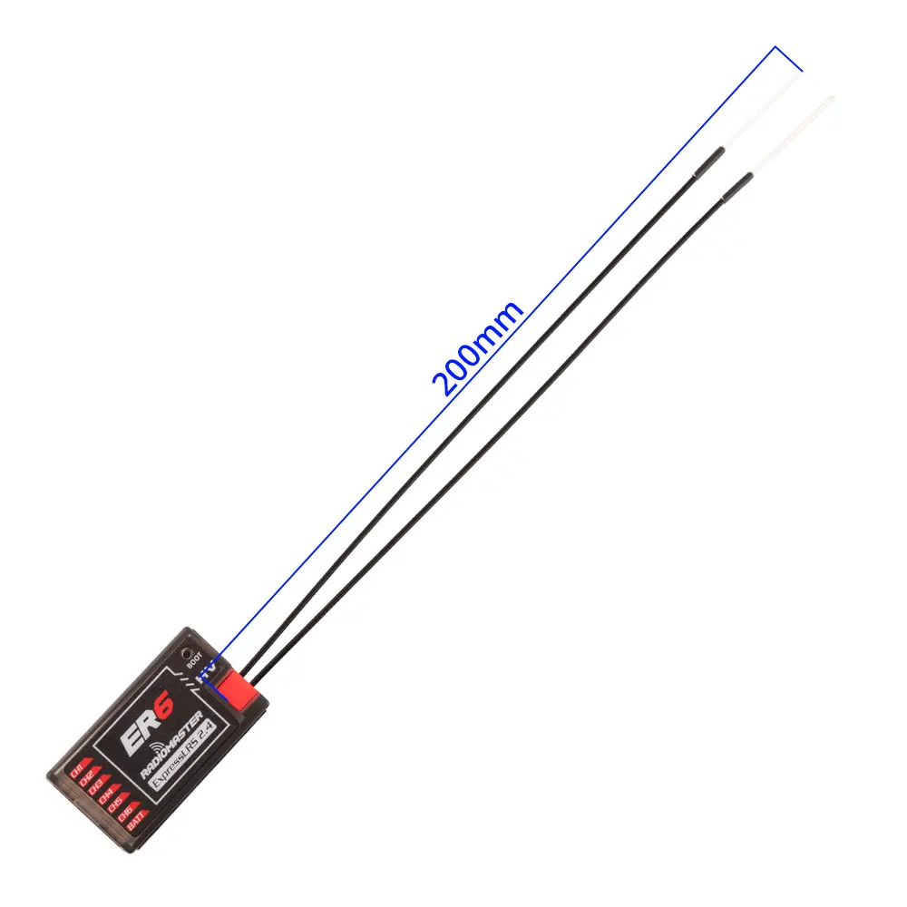 Radiomaster PWM Mini Receiver ER4 ER6 ER6G ER6GV ER8 ER8G ER8GV 4-8CH CRSF ExpressLRS 2.4GHz 100mw for RC Aircraft Boat Car