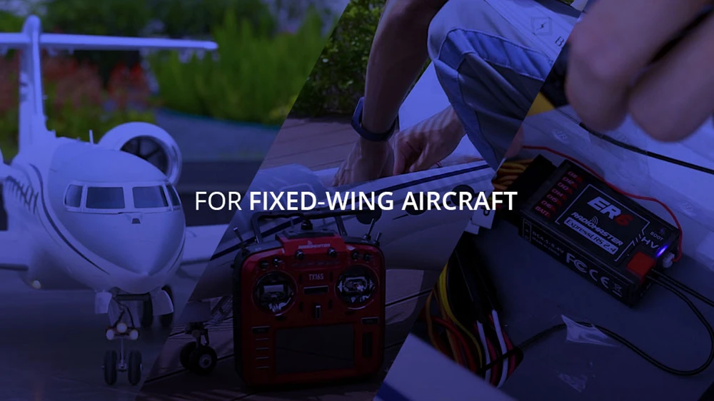 Radiomaster PWM Mini Receiver ER4 ER6 ER6G ER6GV ER8 ER8G ER8GV 4-8CH CRSF ExpressLRS 2.4GHz 100mw for RC Aircraft Boat Car