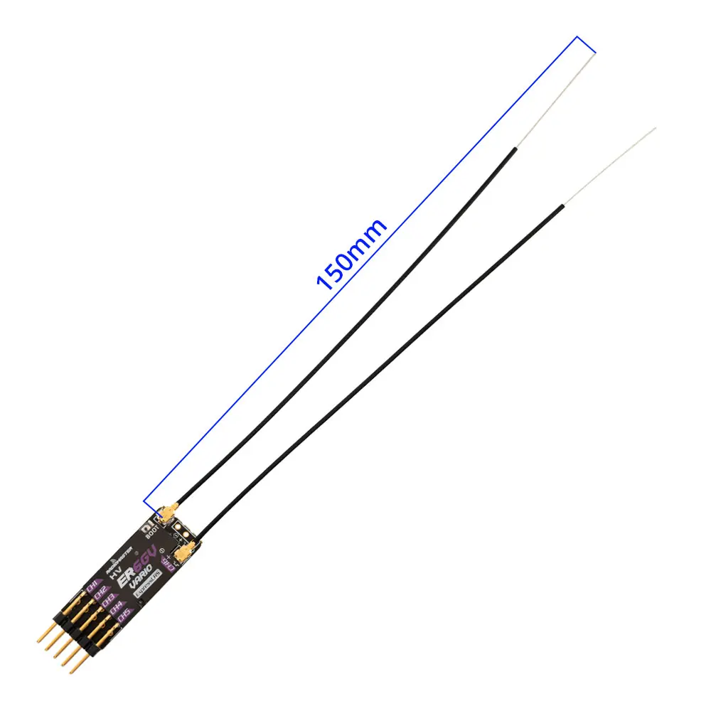 Radiomaster PWM Mini Receiver ER4 ER6 ER6G ER6GV ER8 ER8G ER8GV 4-8CH CRSF ExpressLRS 2.4GHz 100mw for RC Aircraft Boat Car