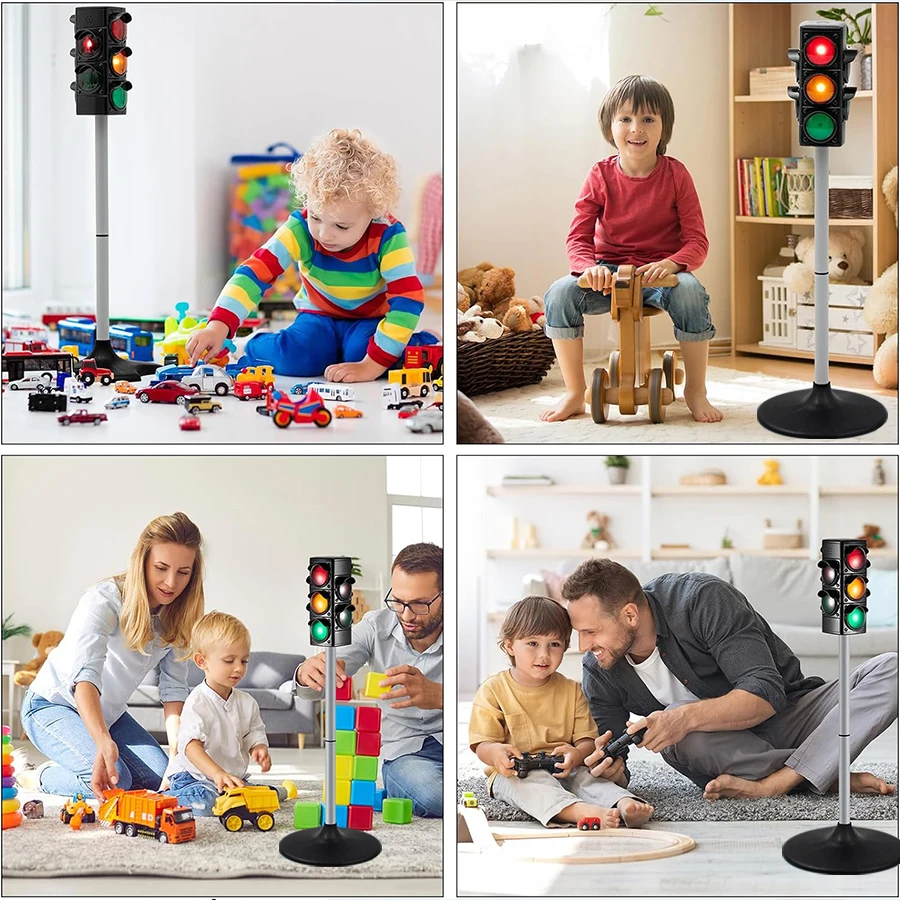 Simulation Traffic Light Toy Traffic Signal Model, Children's Traffic Light Toy, Children's Puzzle Toy Model