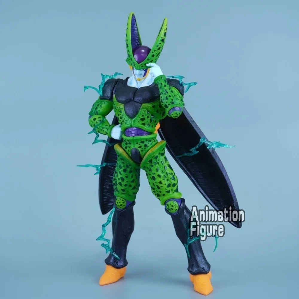35cm/13.78in Anime Dragon Ball Z Figure Lightning Cell Action Figures Pvc Statue Desktop Ornamen Collection Model Toys Gifts