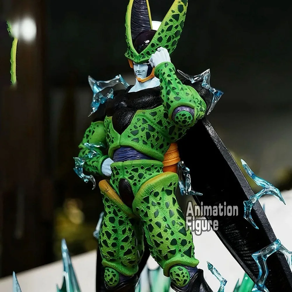 35cm/13.78in Anime Dragon Ball Z Figure Lightning Cell Action Figures Pvc Statue Desktop Ornamen Collection Model Toys Gifts