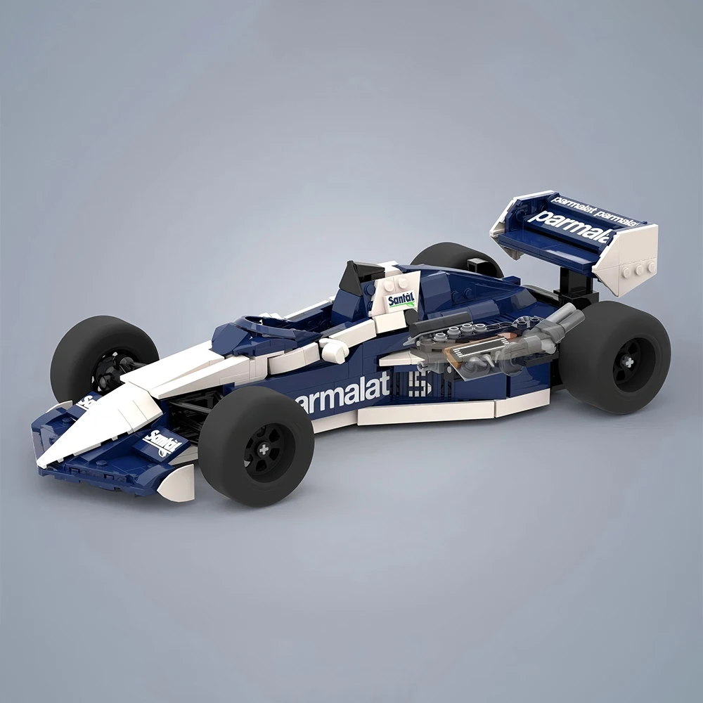 New MOC Speed Series 1983 Race BT52B Racing Car Model Building Blocks DIY Modular Assembly Children's Toy Boy Birthday Gift