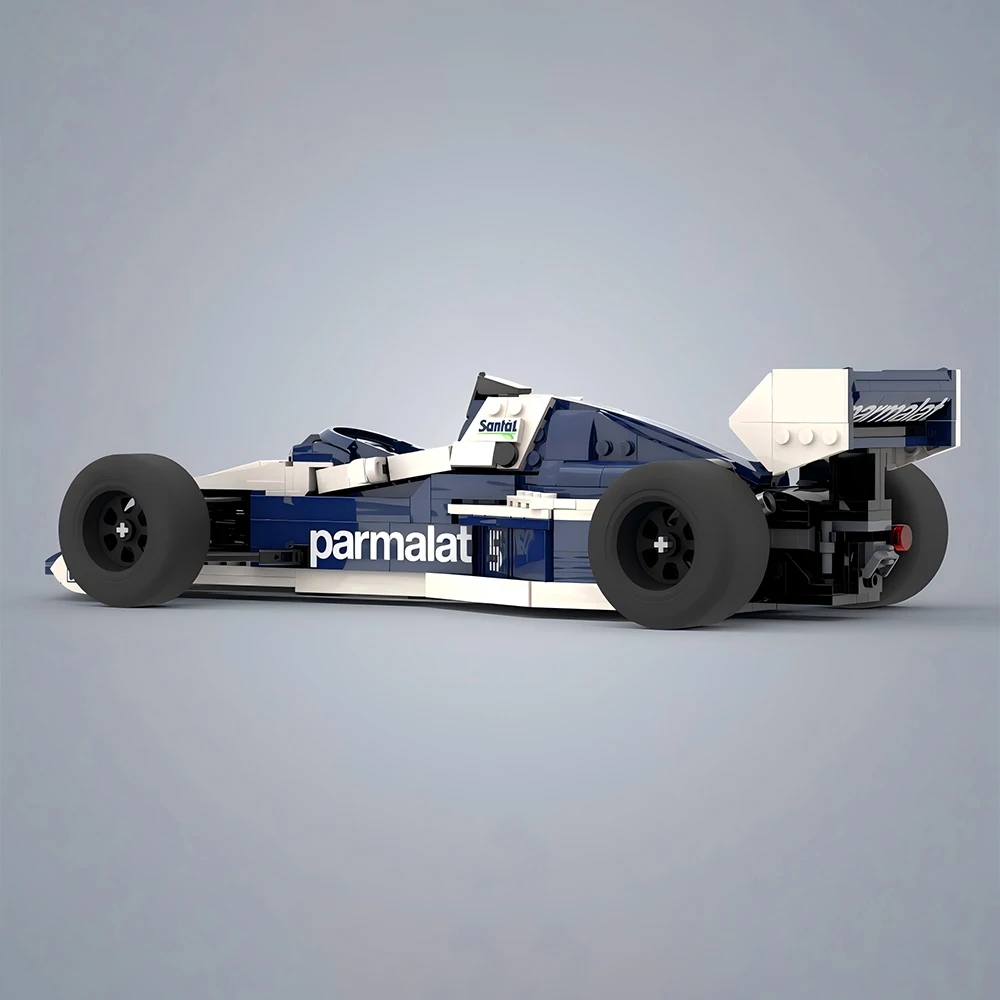 New MOC Speed Series 1983 Race BT52B Racing Car Model Building Blocks DIY Modular Assembly Children's Toy Boy Birthday Gift