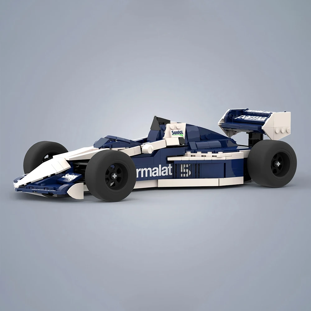 New MOC Speed Series 1983 Race BT52B Racing Car Model Building Blocks DIY Modular Assembly Children's Toy Boy Birthday Gift