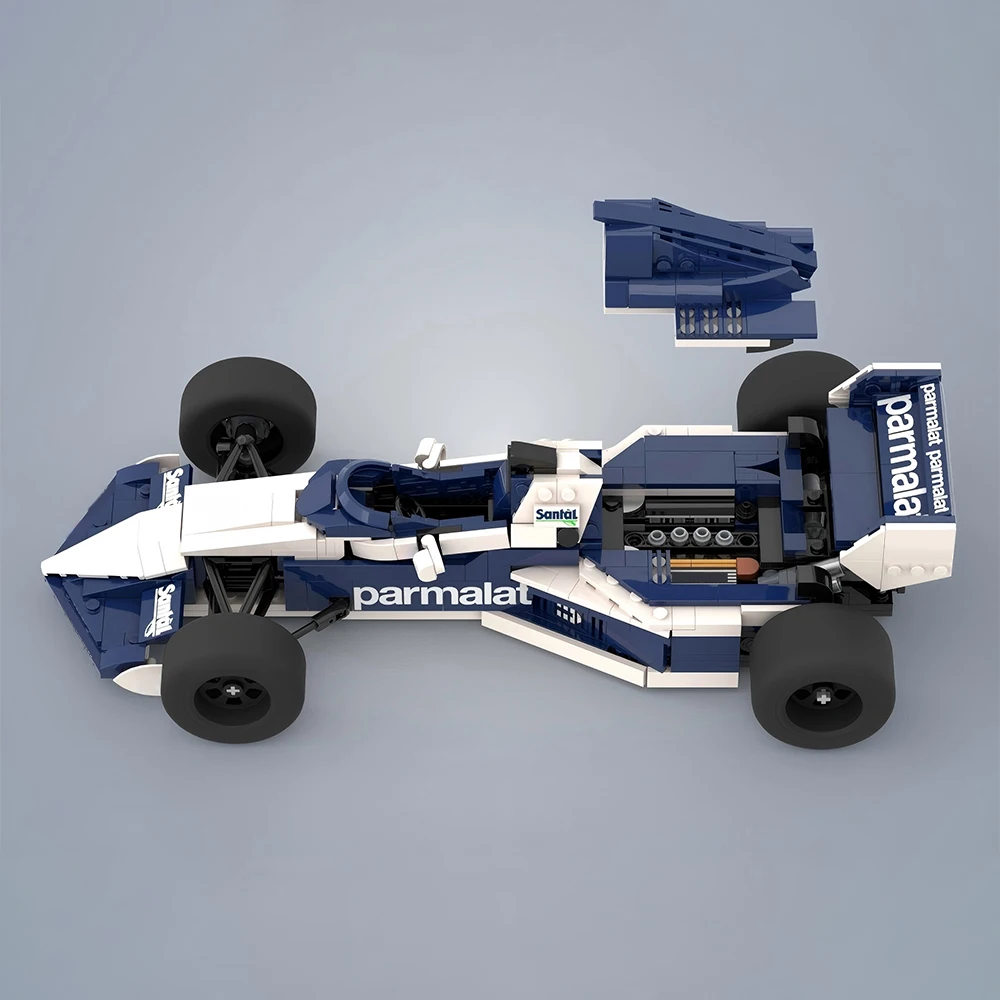 New MOC Speed Series 1983 Race BT52B Racing Car Model Building Blocks DIY Modular Assembly Children's Toy Boy Birthday Gift