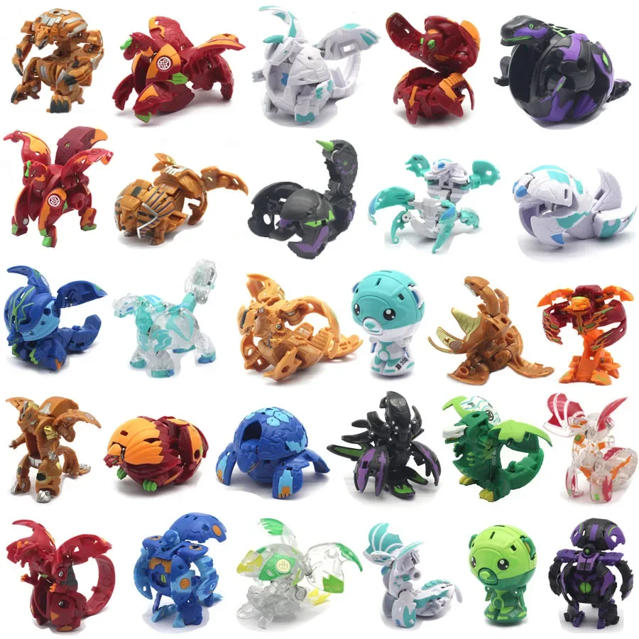4-16 piece set of Golden Ball Battle Ball Shooter Battle New Set Monster Action Toy Metamorphosis Animal Collection Toy Children