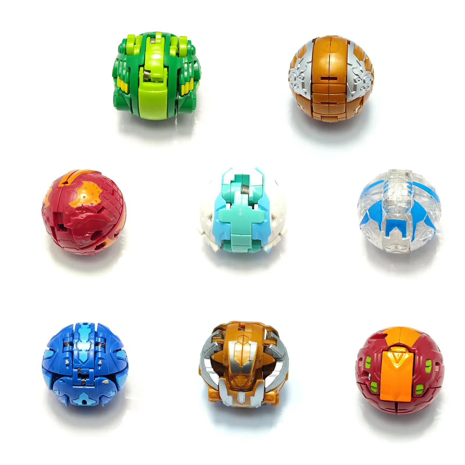 4-16 piece set of Golden Ball Battle Ball Shooter Battle New Set Monster Action Toy Metamorphosis Animal Collection Toy Children