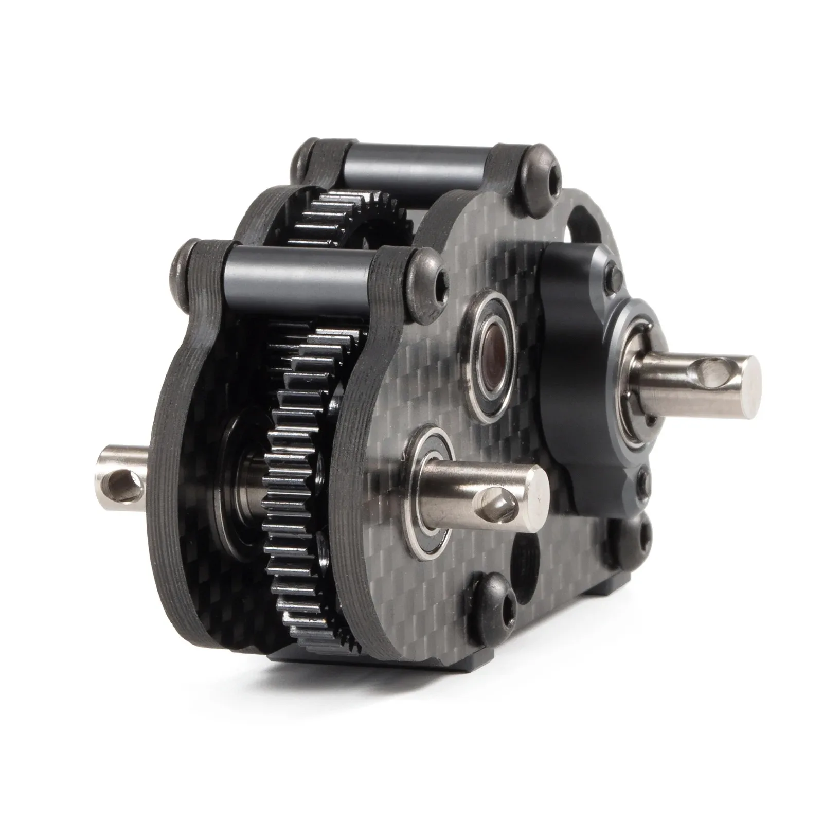 Ultralight Carbon Fiber OD-3 Overdrive Transmission 48P Gearbox for AR44 AR45 Capra Axle LCG Comp Rigs 1/10 RC Rock Crawler