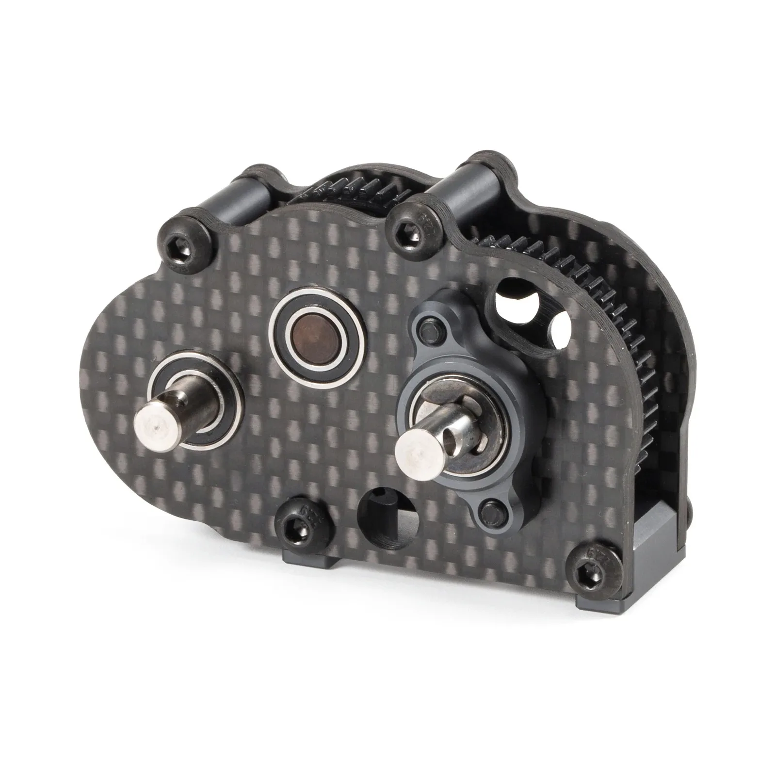 Ultralight Carbon Fiber OD-3 Overdrive Transmission 48P Gearbox for AR44 AR45 Capra Axle LCG Comp Rigs 1/10 RC Rock Crawler
