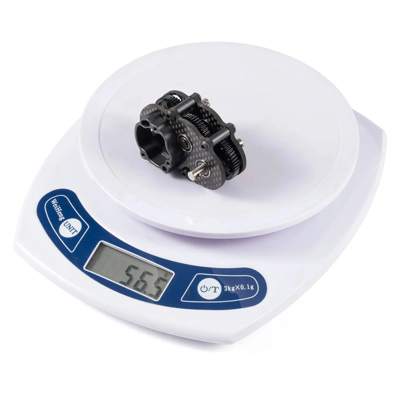 Ultralight Carbon Fiber OD-3 Overdrive Transmission 48P Gearbox for AR44 AR45 Capra Axle LCG Comp Rigs 1/10 RC Rock Crawler