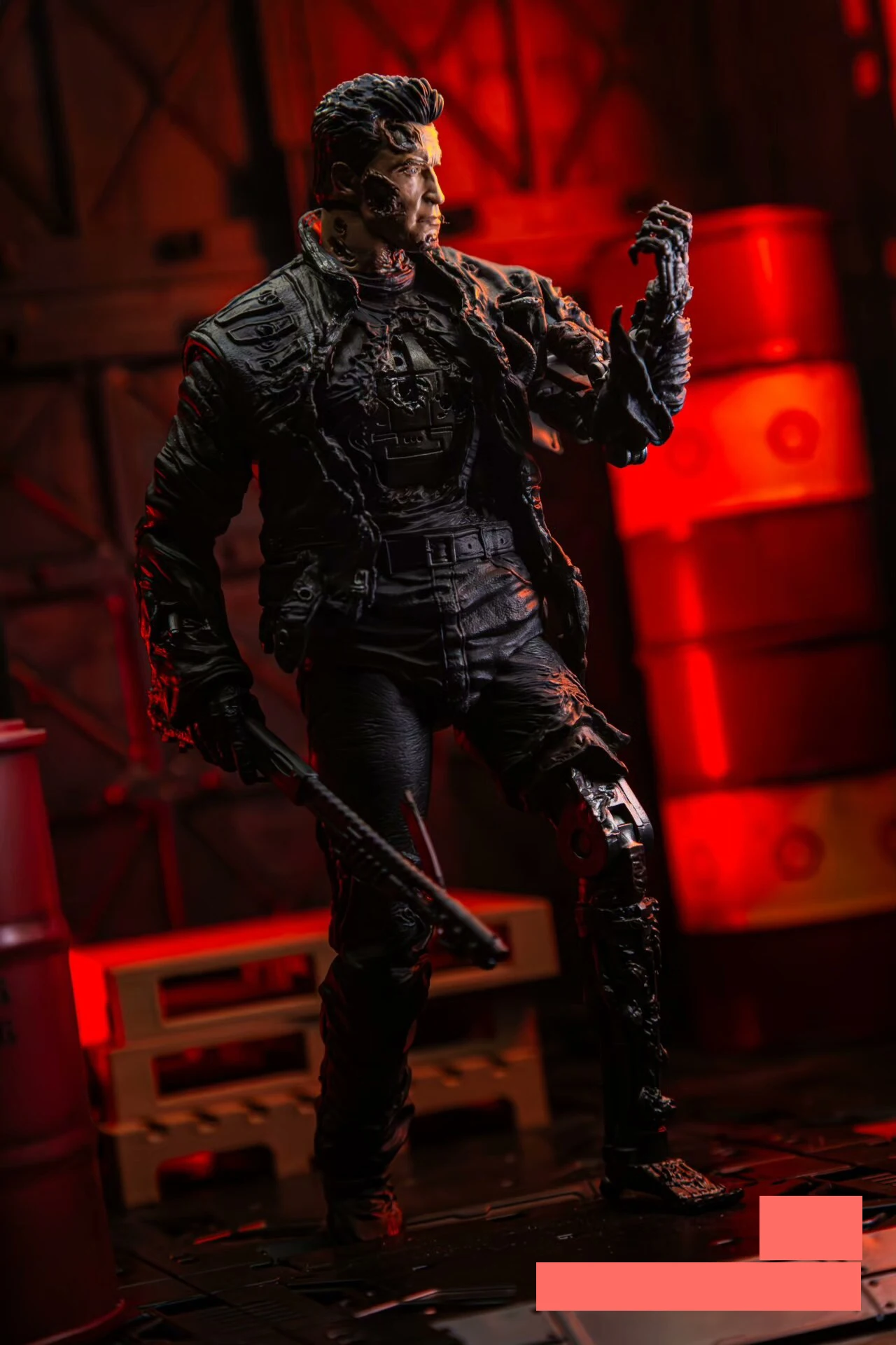 In Stock Third Party Customs xiaozheng Toys FutureWarrior Battle Damage Plate T800 1/12 Action Figure Updated Packaging