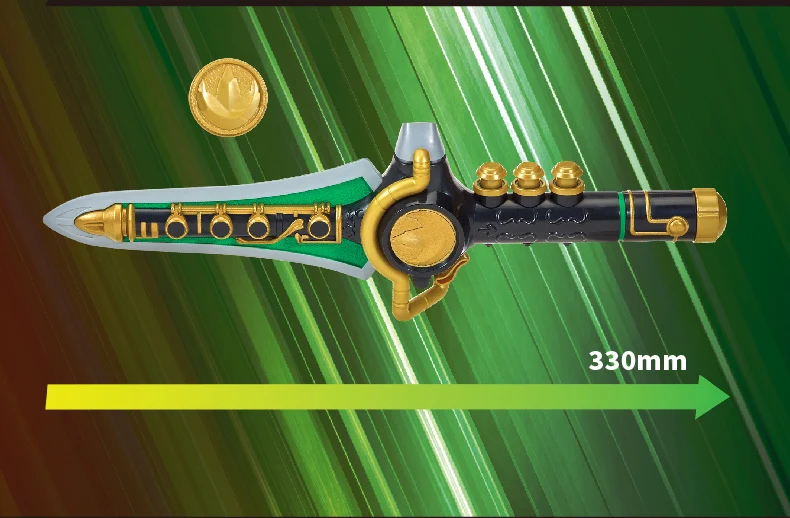 Playmates Power Rangers Roleplay Toy Dino Morpher Blade Blaster Dragon Dagger with Lights and Sounds Anime Cosplay Prop Weapon