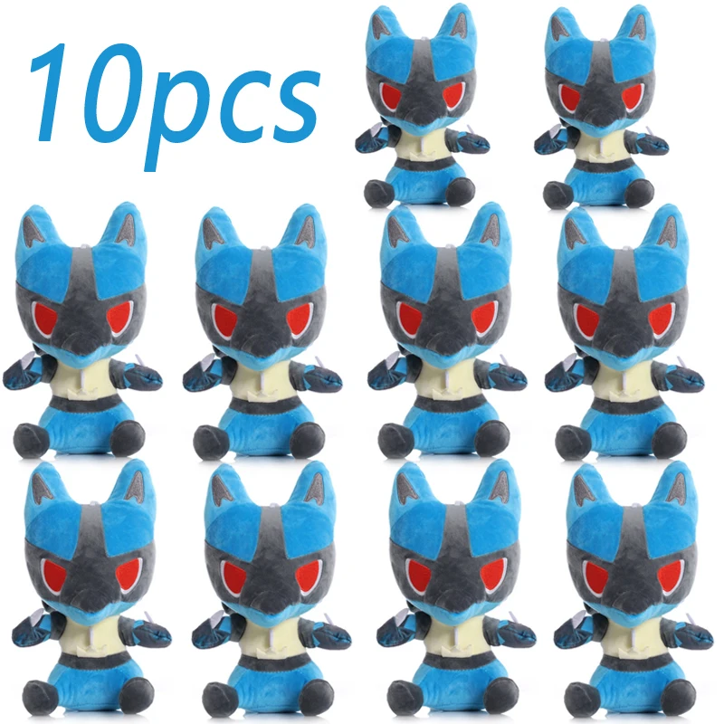 10pcs Peluche Pokemon Gengar Peluche 20cm Pokemon stuffed Toy Cute Cartoon Pikachu Plush Doll Soft Doll Birthday Gift Chrismas--