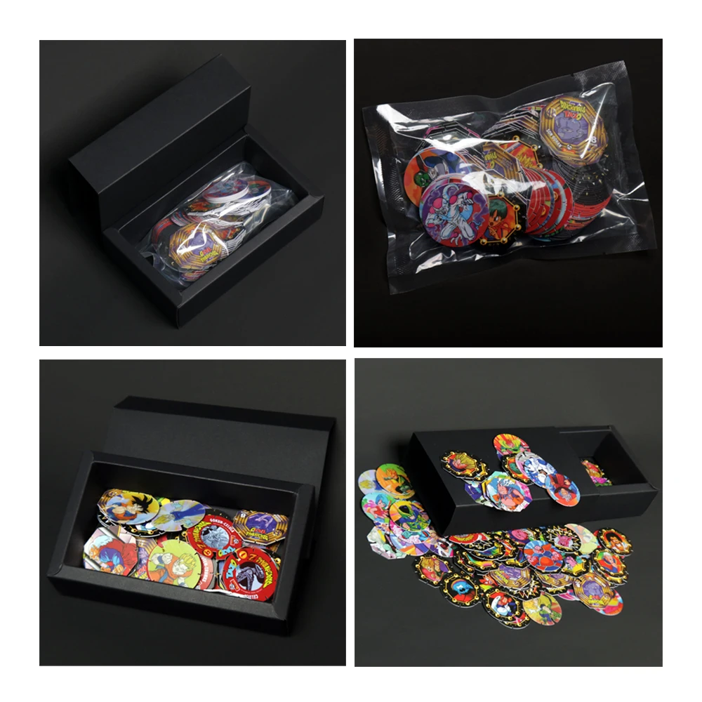 Lote De Tazos Dragon Ball Z Collectible Matutano New Complete Collection Album 100pcs Game Catapult Cards 3D Flying Tasos Pogs
