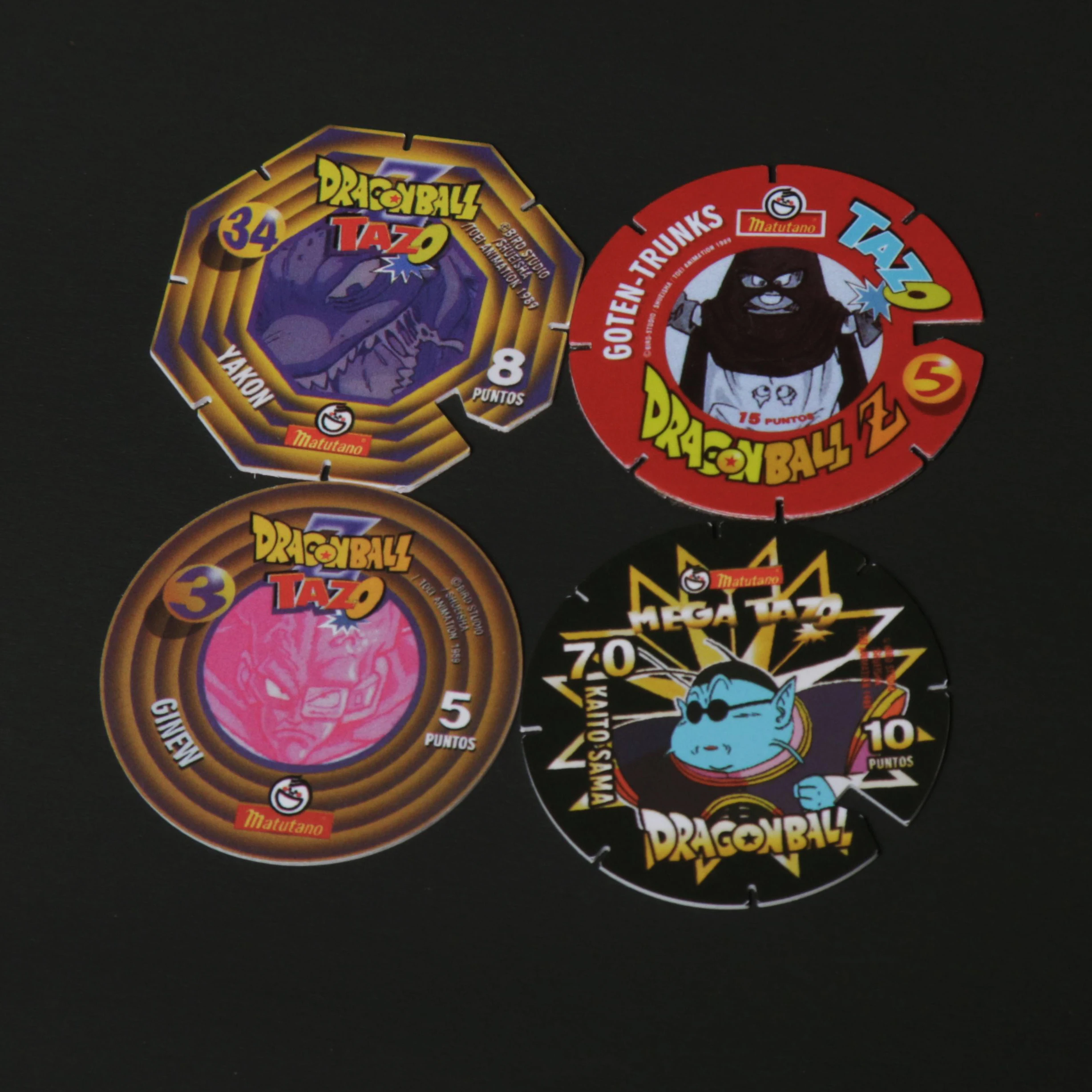 Lote De Tazos Dragon Ball Z Collectible Matutano New Complete Collection Album 100pcs Game Catapult Cards 3D Flying Tasos Pogs