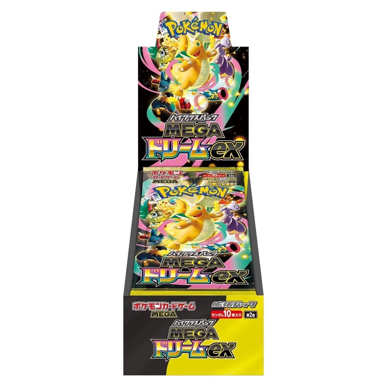 Pokemon Tcg Mega Dream Ex Booster Box M2a Japanese High Class Pack 10 Cards Per Pack Sealed Collection Card Game For Collectors