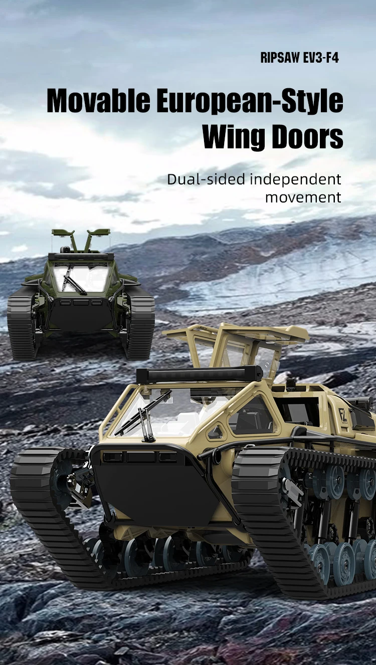 C8812/ C8812 MAX LED Light Full Scale Tracked Tank Simulation Model Toy RC Car Drift Remote Control Off-Road Vehicle for Kids