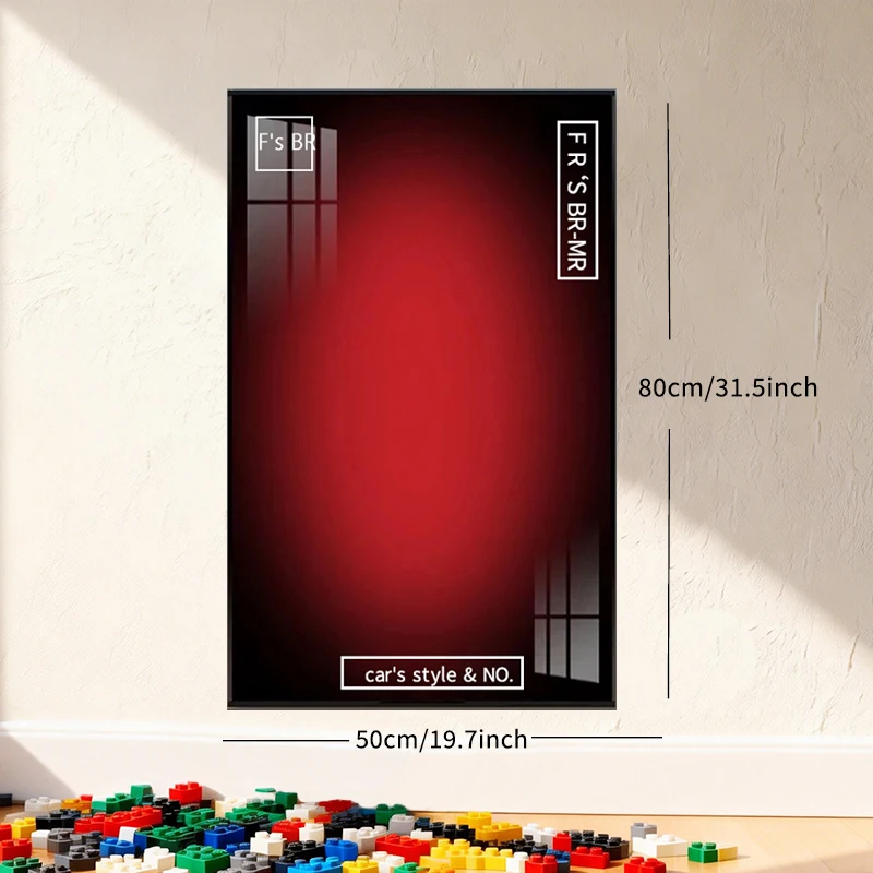2026 NEW Wall Mount Display box Display Wallboard suitable for LEGO 42207F1 SF-24 building block car model Photo Frame