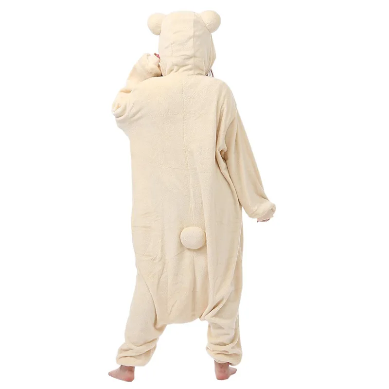 Kawaii Rilakkuma Kigurumi, Bear Sister Adult Anime Jumpsuit Pajamas, Cute Cartoon Character Anime Peripheral Loungewear