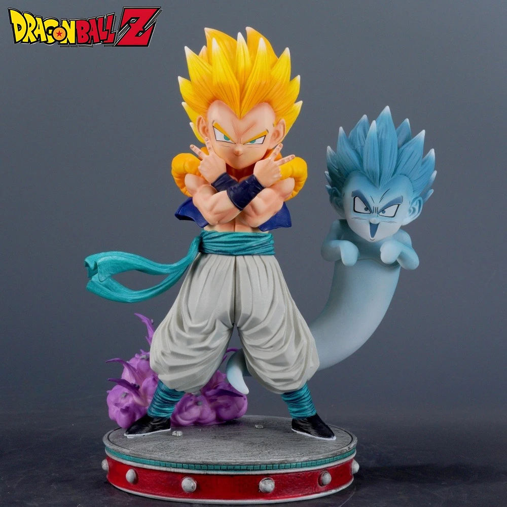 24cm/9.45in Anime Dragon Ball Figure Gotenks Action Figures Pvc Statue Desktop Ornamen Collection Model Toys Gifts