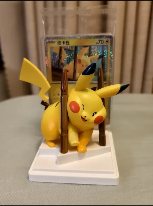 Pokemon Dream Painting 30th Anniversary Pikachu Figurine Set Simple PTCG Chinese 30th Anniversary Celebration Booster Pack Gifts