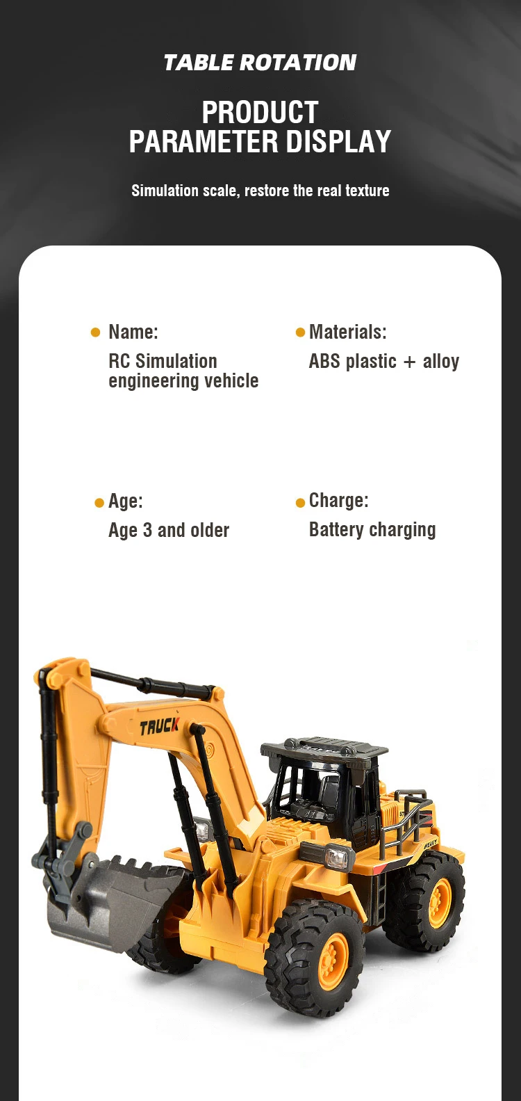 9CH Alloy Remote Control Excavator Bulldozer Dump Truck Simulate Engineering Vehicle Toy RC Trucks Model Children Toy Kids Gifts