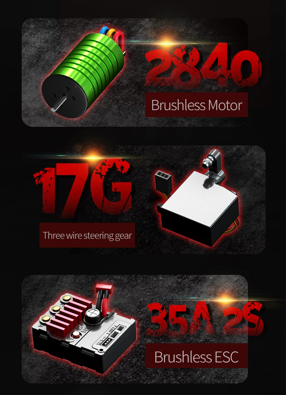 JJRC 70KM/H RC Off-Road Car 1:16 4WD High Speed Cars With Led Lights 2.4G Inductor Brushless Remote Control Cars Children Toys