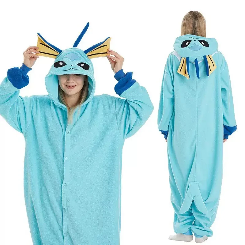 Anime Costume Kigurumi Onesie Mewtwo Greninja Gengar Cosplay Halloween Adult Anime Pajamas Pijama