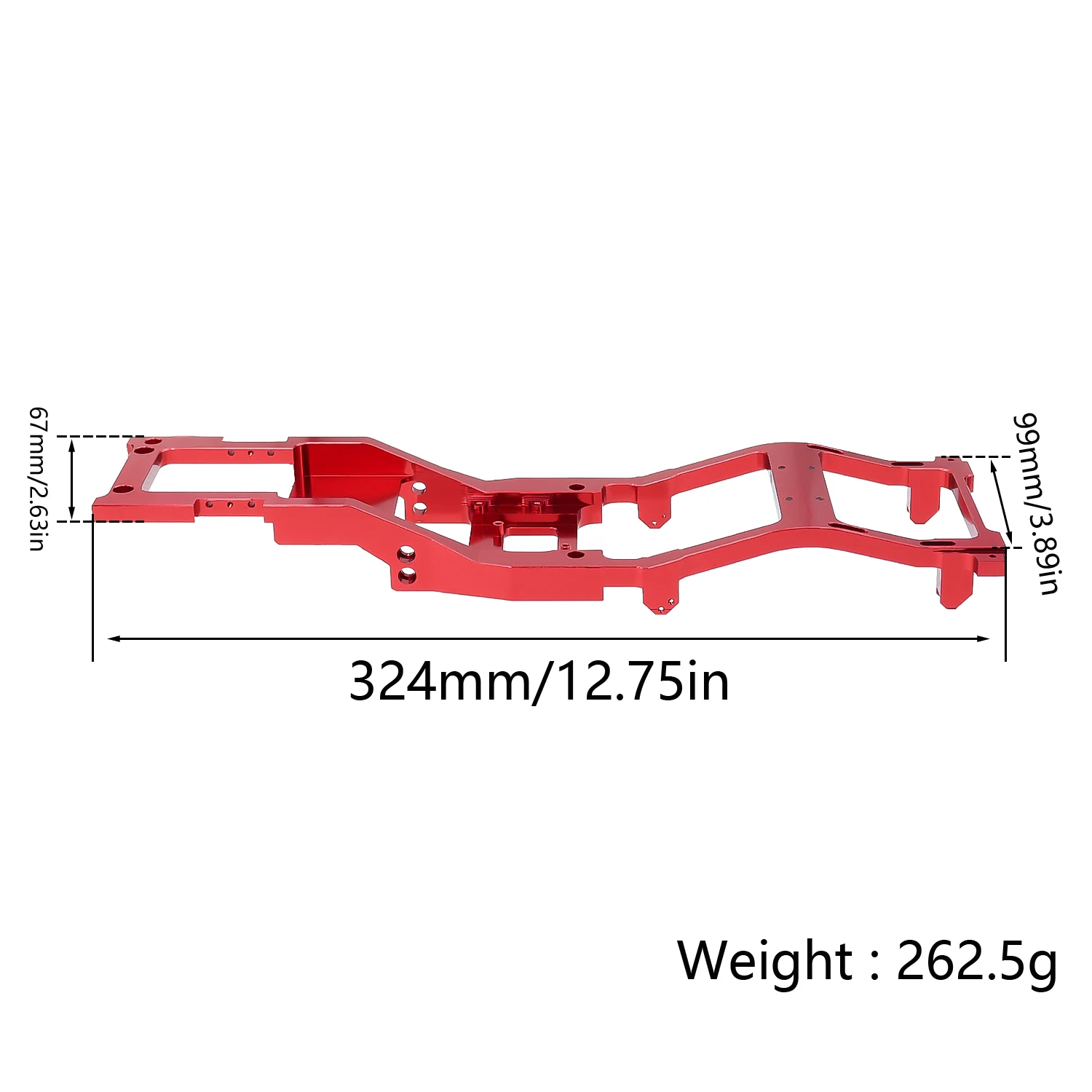 MN82 Pro MN82S Metal Car Chassis Frame Body For 1/12 MN82 LC79 RC Car Integrated Frame Modification Aluminum Upgrade Parts