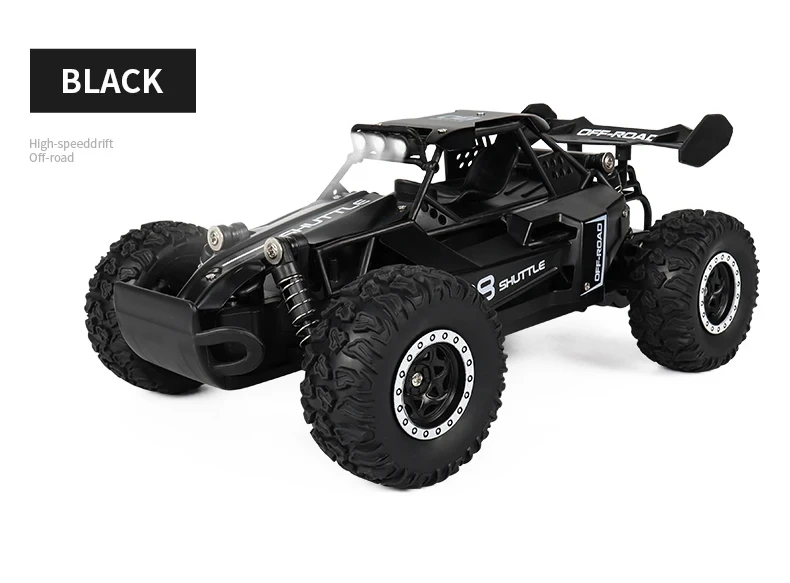 Oike RC Car 1:16 Model With LED Lights Radio Off-road Remote Control Climbing Vehicle Outdoor Cars Drift Race Toys Boys Gifts