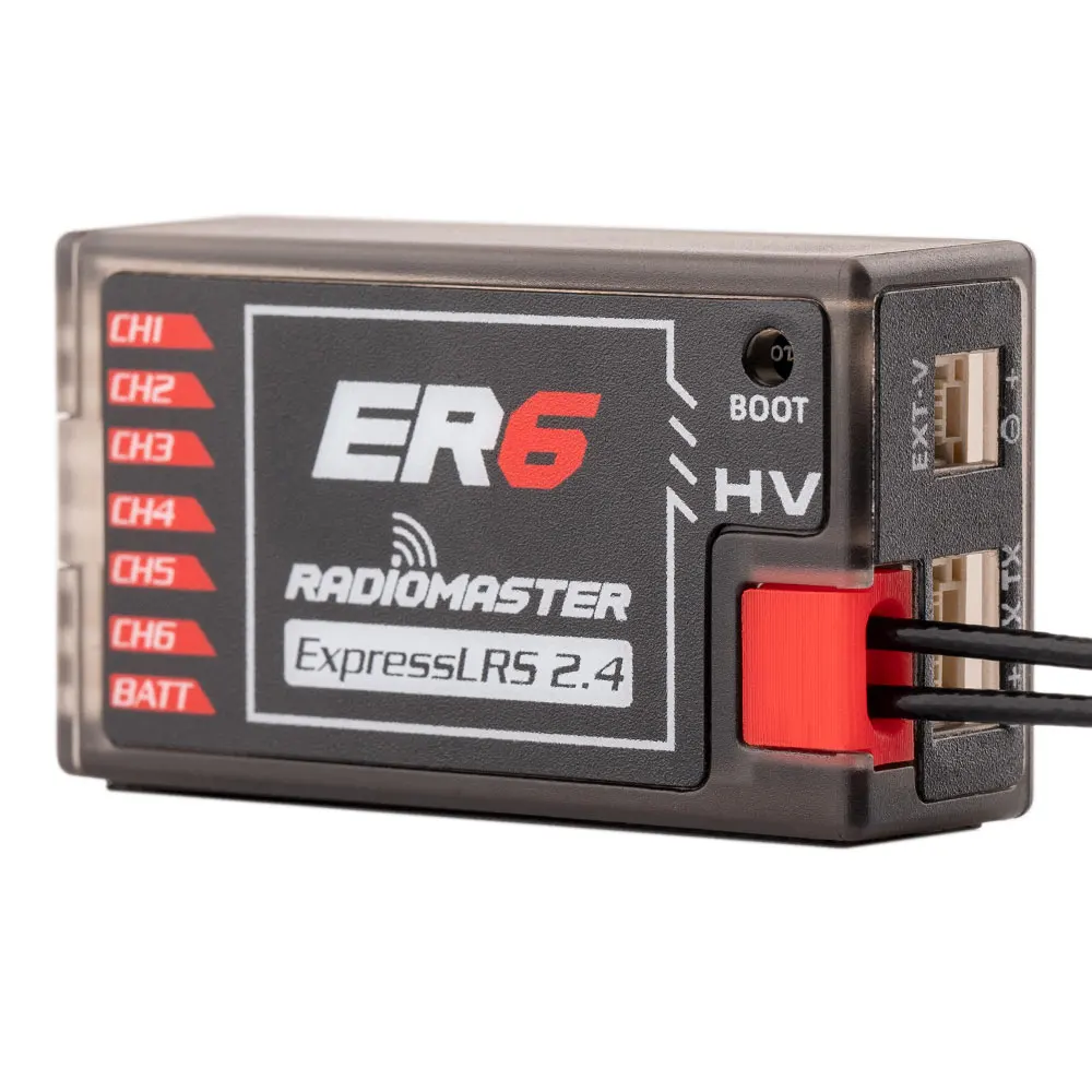 Radiomaster ER6 2.4G 6CH 100mw CRSF PWM Receiver