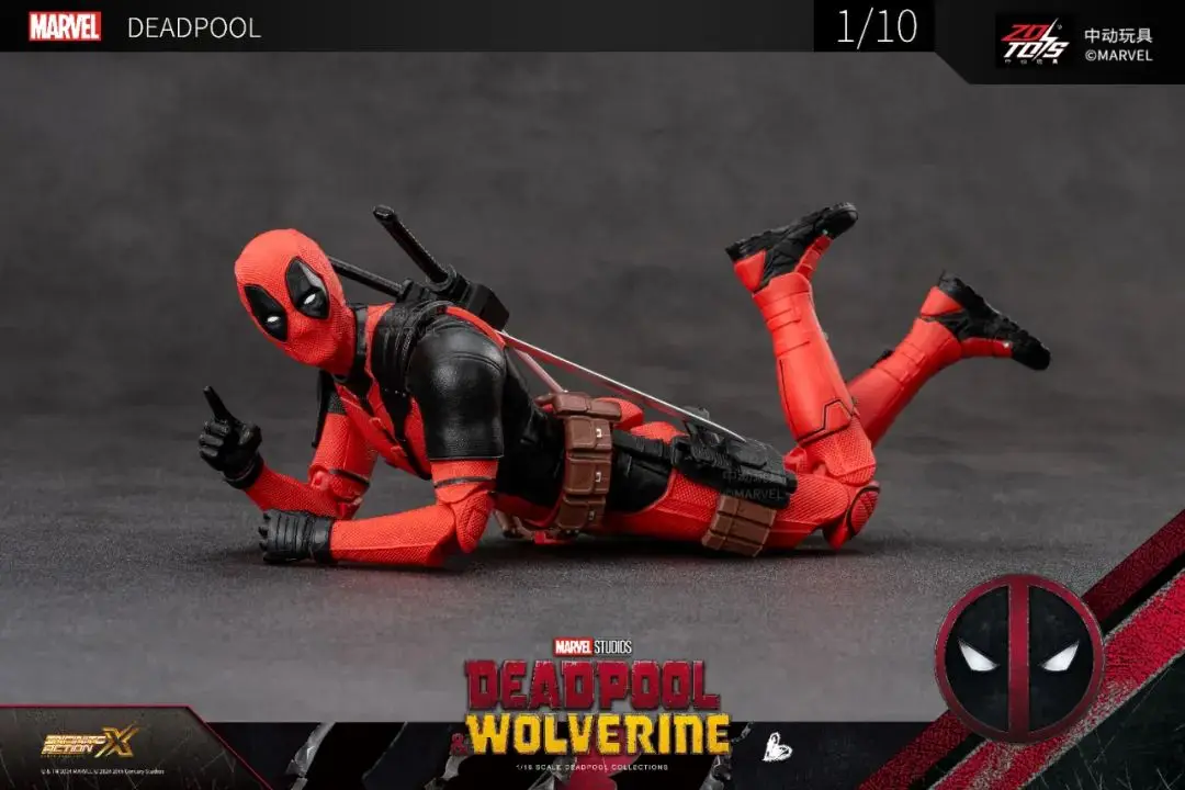 ZD Toys film 1:10 Deadpool & Wolverine Action figures Deadpool Boxed Wolverine Collection Adult Action Figures