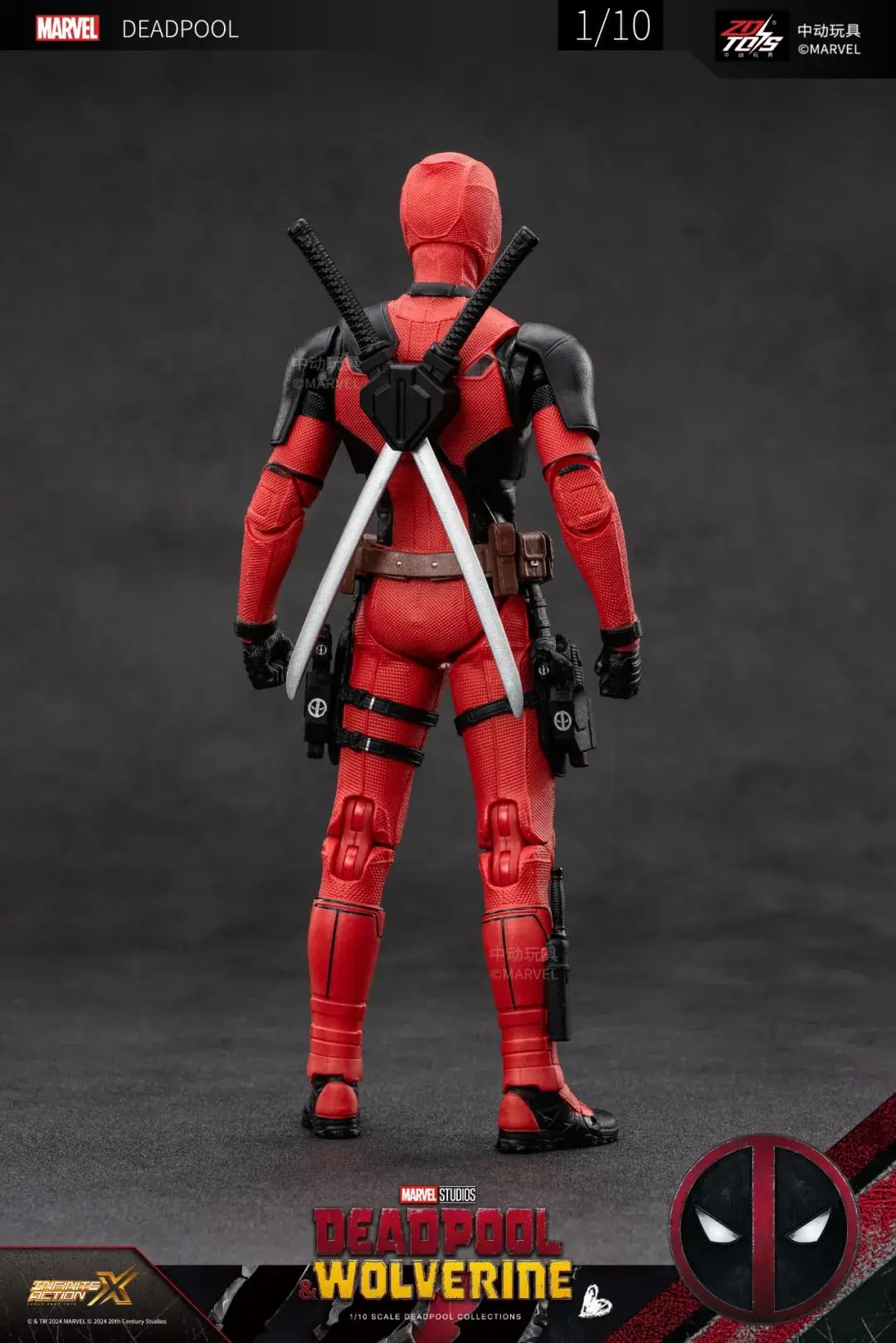 ZD Toys film 1:10 Deadpool & Wolverine Action figures Deadpool Boxed Wolverine Collection Adult Action Figures