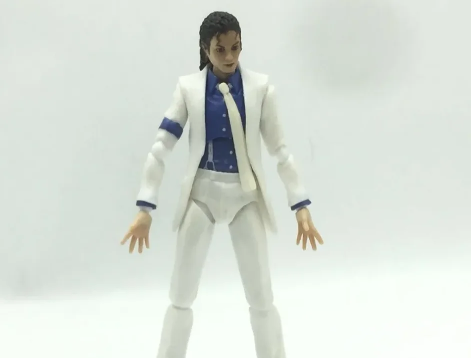 Shfiguarts Michael-Jackson Action Character Model Toy Movable Collectible Moonwalk Pose Home Decoration Gift For Adult Collector