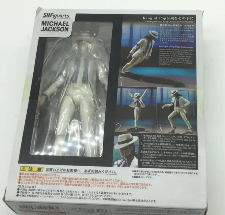 Shfiguarts Michael-Jackson Action Character Model Toy Movable Collectible Moonwalk Pose Home Decoration Gift For Adult Collector