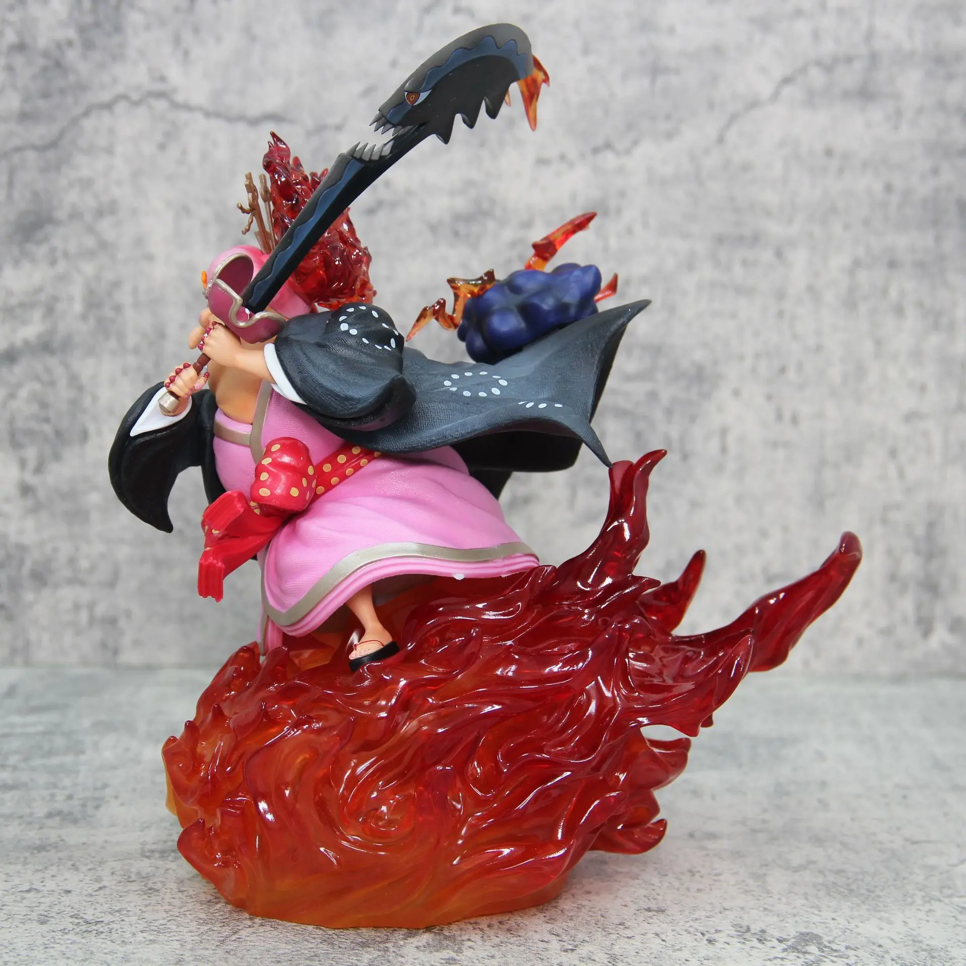 26cm ONE PIECE Four Emperor Big Mom Charlotte Linlin Anime Figure Figures Models Gk Statue Models Collectible Ornament Doll Toys