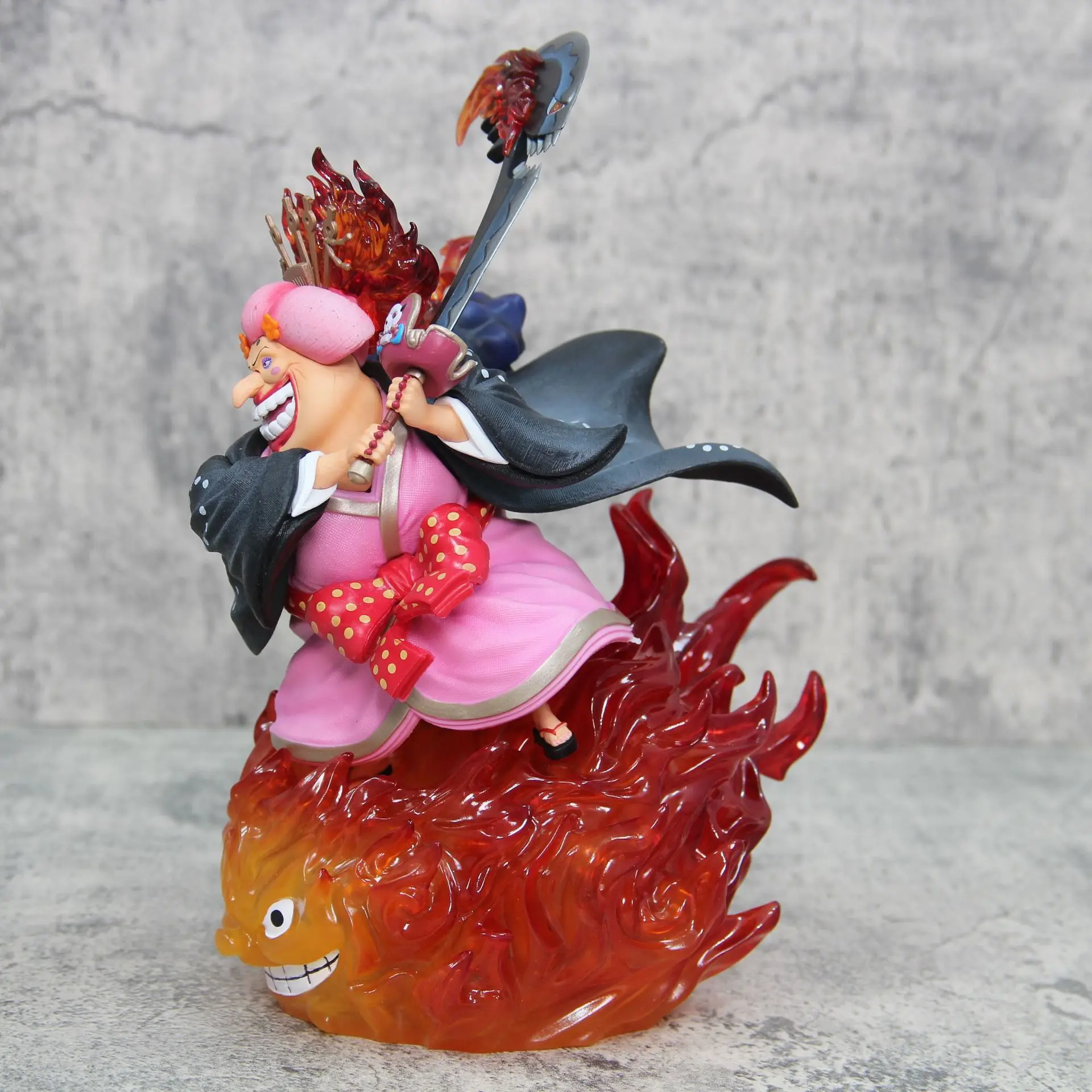 26cm ONE PIECE Four Emperor Big Mom Charlotte Linlin Anime Figure Figures Models Gk Statue Models Collectible Ornament Doll Toys
