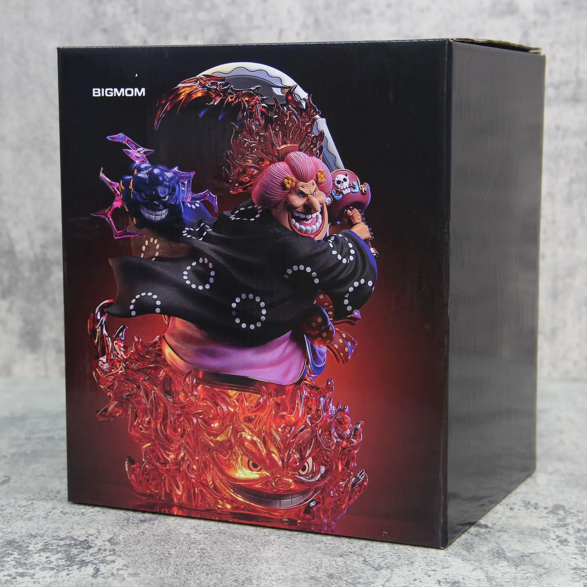26cm ONE PIECE Four Emperor Big Mom Charlotte Linlin Anime Figure Figures Models Gk Statue Models Collectible Ornament Doll Toys