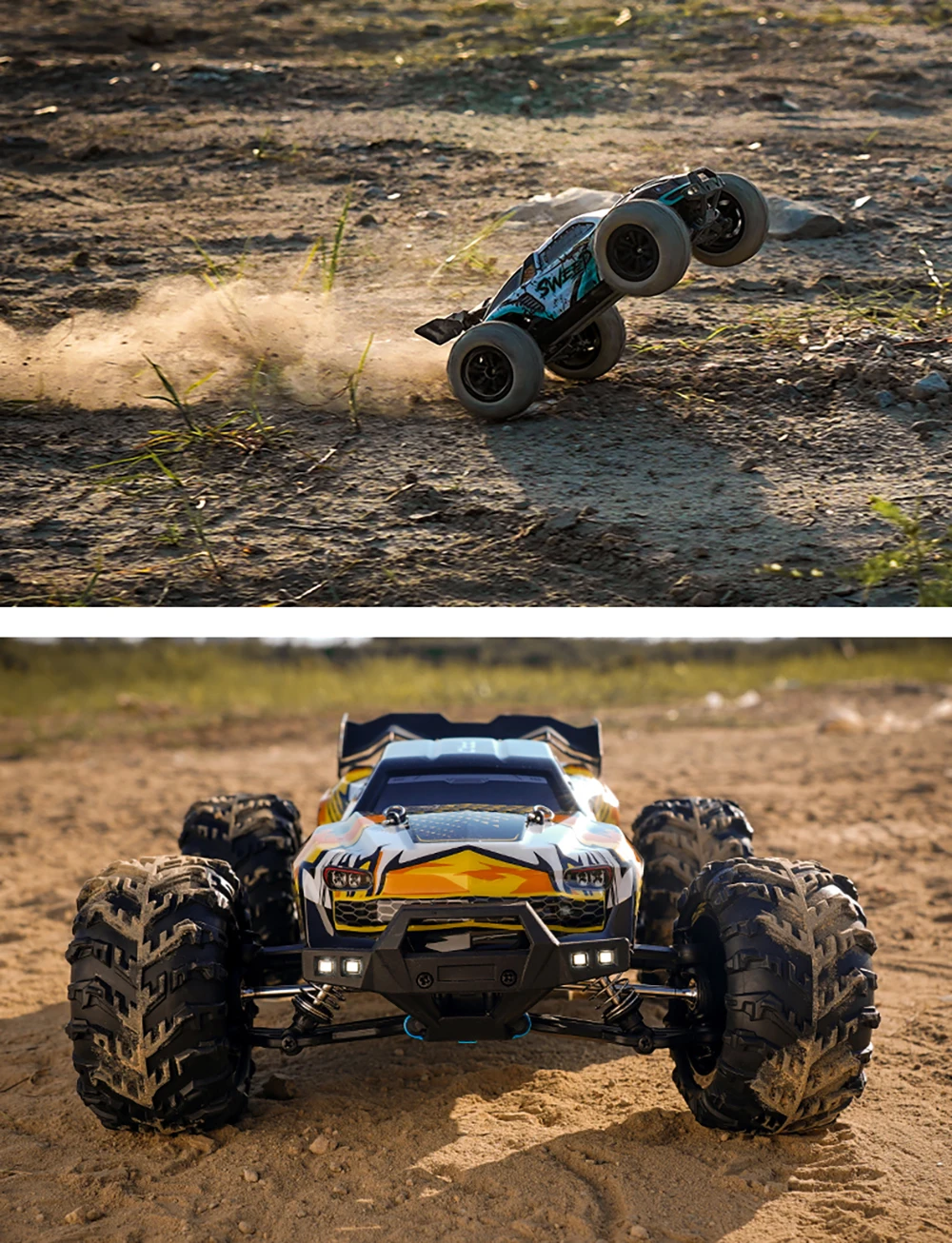 Wltoys 16101Pro 16102Pro Rc Car 4X4 70Km/H High Speed Brushless Motor Rc Monster Truck Metal Transmission Esc Ipx4 Off-Road 2.4g Remote Control Car Professional Racing Cars Toy for Adults