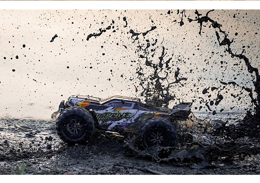 Wltoys 16101Pro 16102Pro Rc Car 4X4 70Km/H High Speed Brushless Motor Rc Monster Truck Metal Transmission Esc Ipx4 Off-Road 2.4g Remote Control Car Professional Racing Cars Toy for Adults