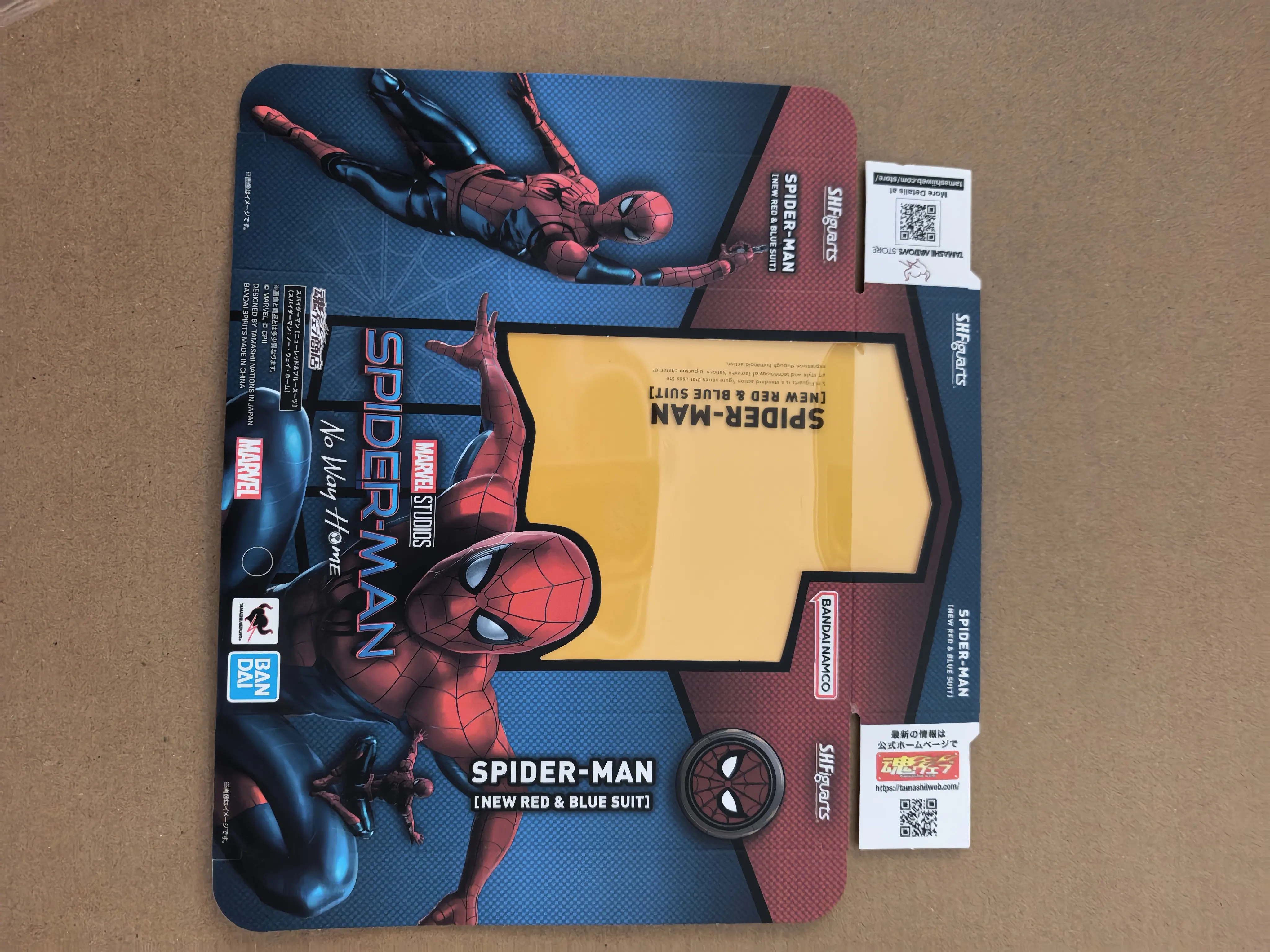 In Stock Shf Spider Man Brand New Day Peter Parker New Red And Blue Suit Gk Action Figure Desktop Decoration Toys Gifts For Fans