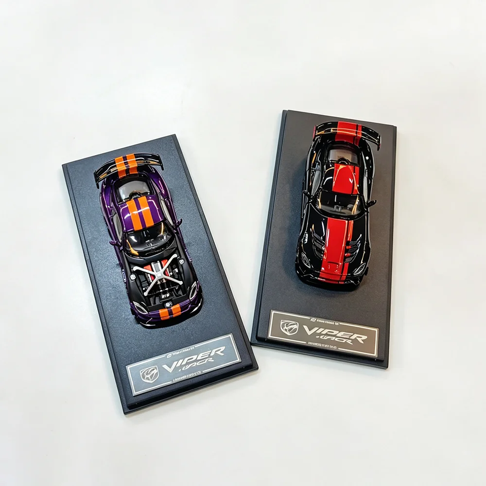 1/64 Model Car For Third Generation Viper Supercar Simulation Alloy Sports Car Model Collector Toy Luxury Vehicle For Gifts