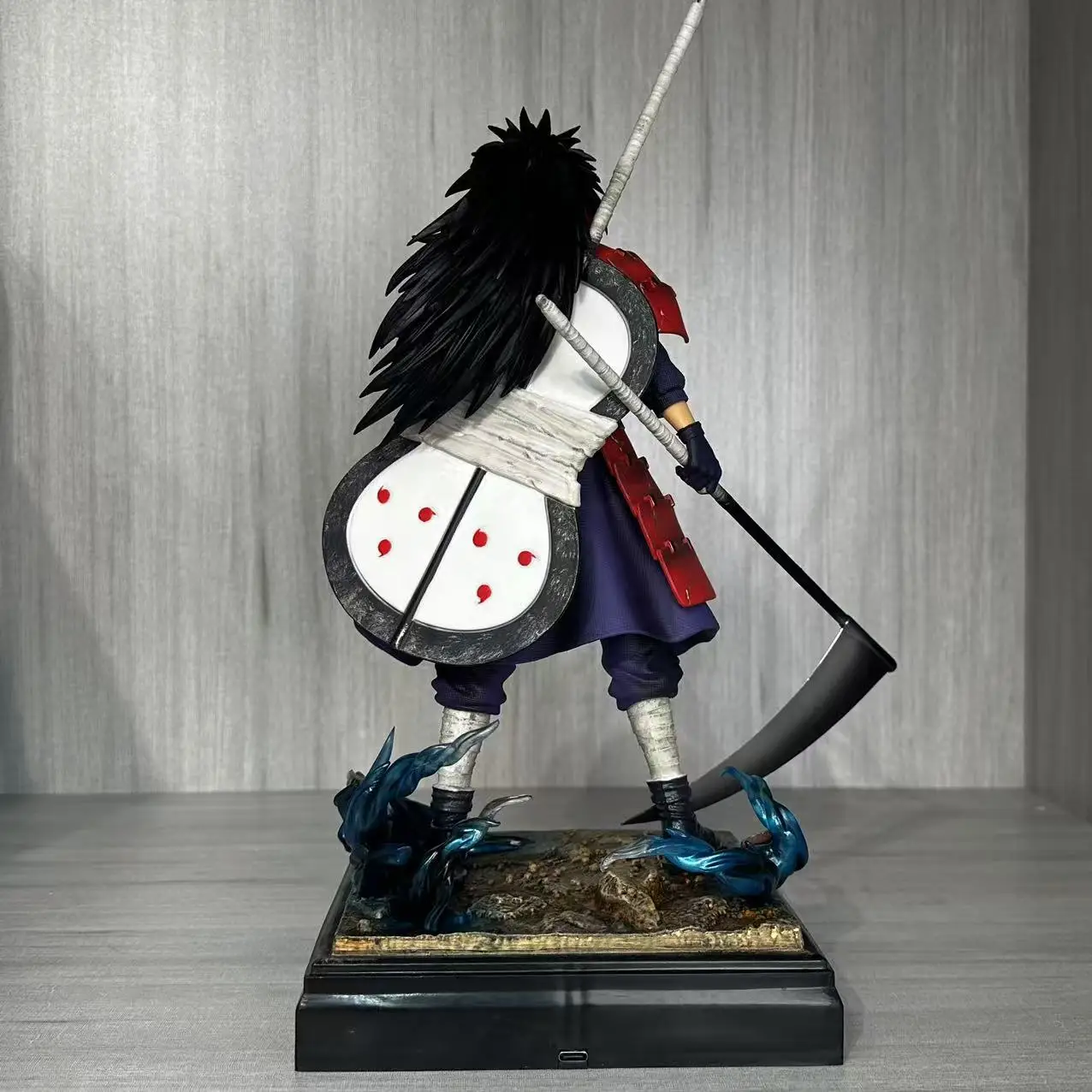 Actual Shot Naruto Shippuden Armored Edo Tensei Uchiha Madara GK Statue Trendy Toy Ornament Gift