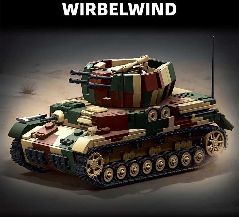 1:28 Heavy Tank Building Toys Armored Vehicle MOC Blocks Sets With Soldier Figures Creative Toys Brick Holiday Gifts 1600+pcs